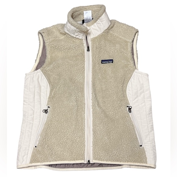 Patagonia Women’s Synchilla Retro-X Deep Fleece Vest Size L - Picture 1 of 5